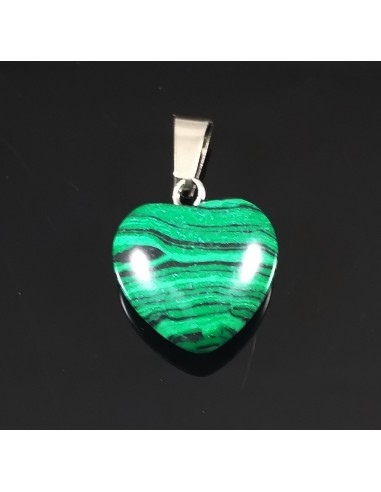 Pandantiv malachit inima 26 mm