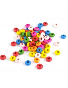 Rondele lemn culori mixte 6...