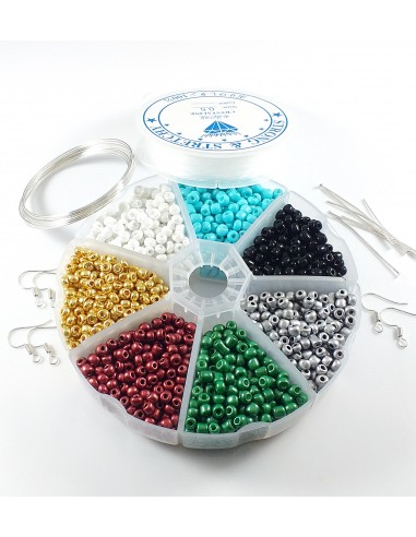 Kit 2300 margele, accesorii metalice...