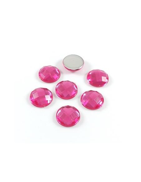 10 Margele imitatie cristal cabochon fatetat 10x4mm