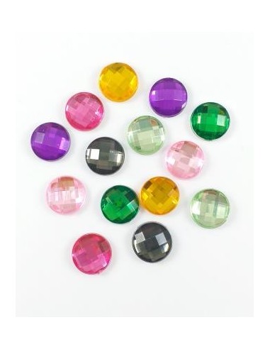 10 Margele fatetate cabochon 12x4mm