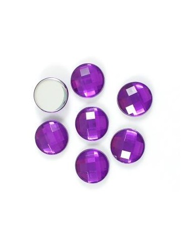 10 Margele fatetate cabochon 12x4mm