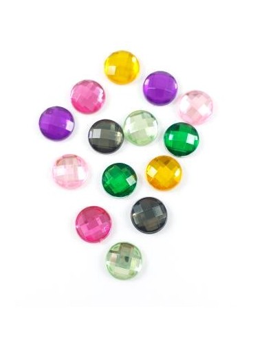 10 Margele fatetate cabochon 12x4mm