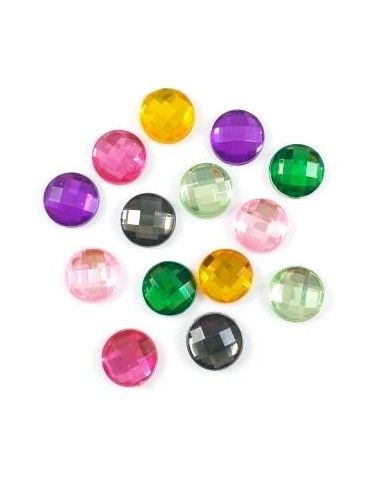 10 Margele fatetate cabochon 12x4mm