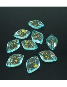 4 Margele sticla petale cu...