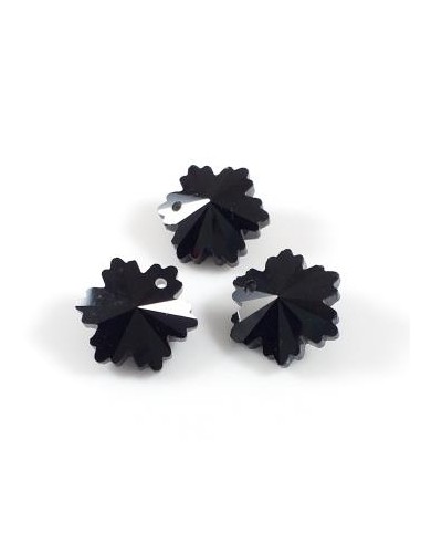 Pandantiv cristal floare fatetata 14 mm