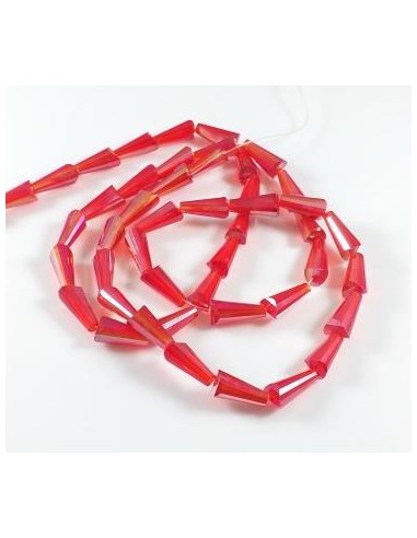 4 Margele conice cristal cu efect AB...