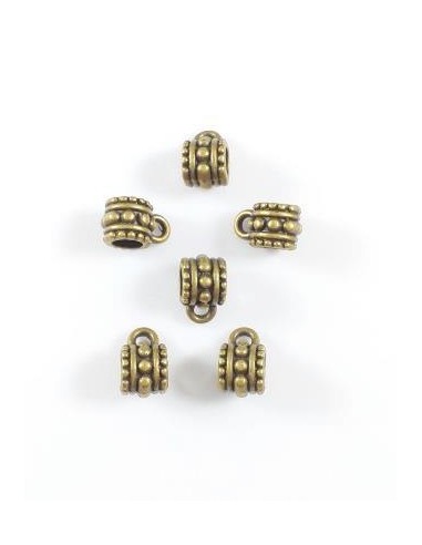 2xAgatatoare pandantiv bronz tubulara...