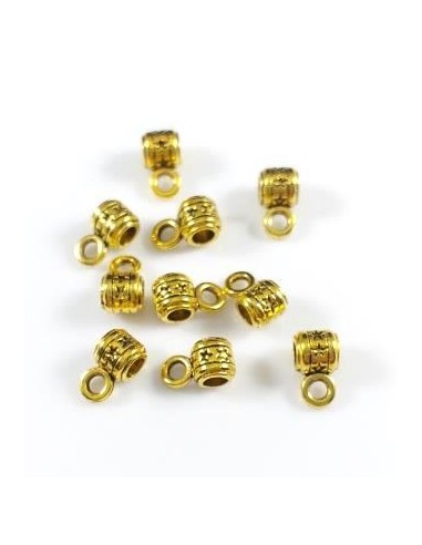 2xAgatatori pandantiv aurii 9x5mm