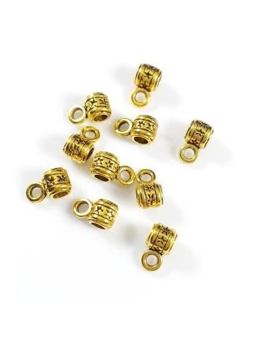 2xAgatatori pandantiv aurii 9x5mm