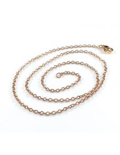 Lant otel inoxidabil 304 auriu rose cu inchizatoare 45 cm