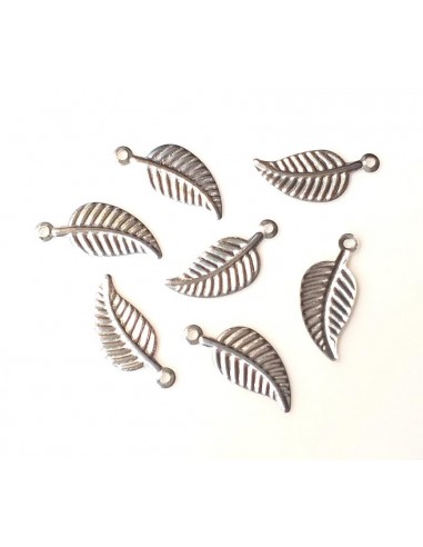 4xCharm otel inoxidabil 304 frunza...