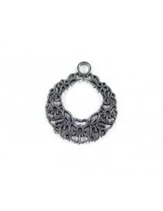 Chandelier argintiu antichizat coronita 29 x 25 mm