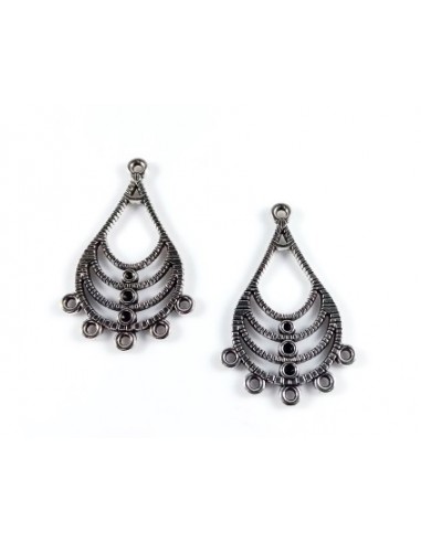 2xChandelier argintiu antichizat...