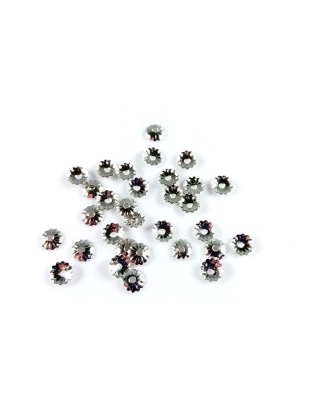 20 Capacele argintiu inchis 5 mm