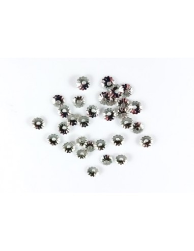 50 Capacele argintiu inchis 5 mm