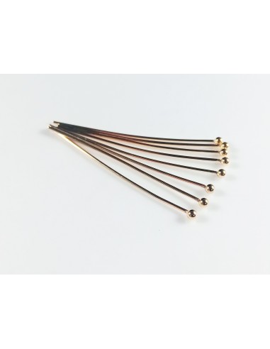 10 Ace cu bila otel inoxidabil 304 aurii 40 mm