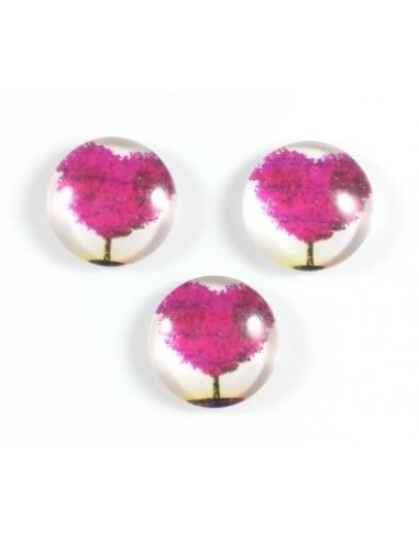 Margele sticla cabochon cu baza plata...