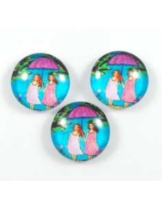 Margele sticla cabochon cu...