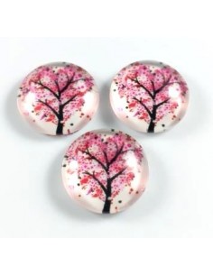 Margele sticla cabochon cu...