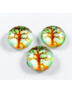 Margele sticla cabochon cu...