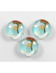 Margele sticla cabochon cu...