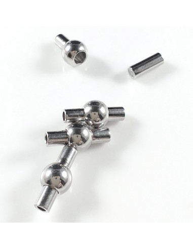 Inchizatoare magnetica argintie 13x6mm