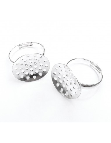 Baza inel reglabil argintiu deschis...