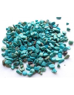 Sparturi chipsuri turcoaz 3-7mm (20 gr.)