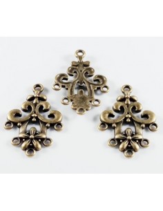 2xChandelier conector bronz 35x24mm 2