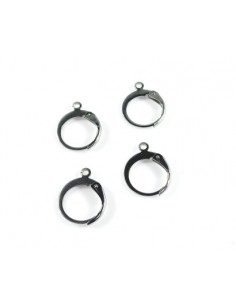 Tortite cercei leverback inoxidabil 304 argintii, 14.5 x 12mm (2b)