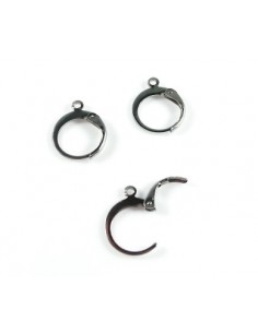 Tortite cercei leverback inoxidabil 304 argintii, 14.5 x 12mm (2b) 2