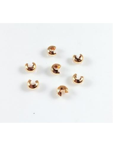 Cover crimp otel inoxidabil auriu...