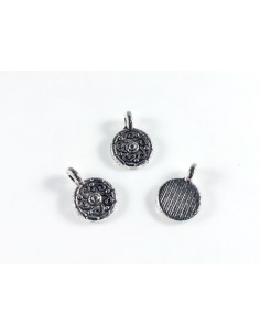 2xCharm argintiu antichizat... 2