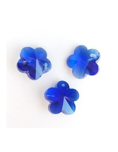 Pandantiv cristal floare fatetata 14mm