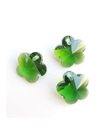 Pandantiv cristal floare fatetata 14mm