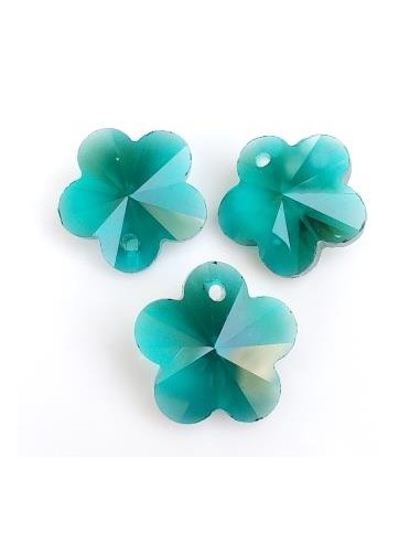 Pandantiv cristal floare fatetata 14mm