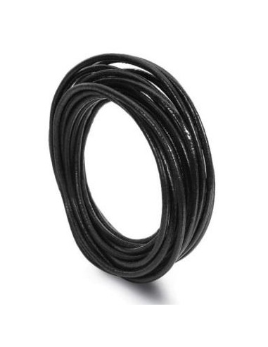 Snur circular piele naturala 3mm -...