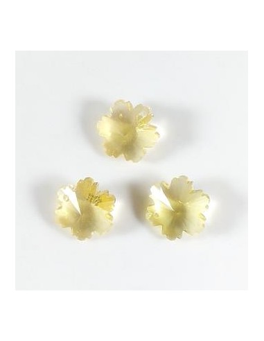 Pandantiv cristal floare fatetata 14mm