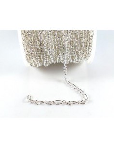 Lant metalic argintiu...