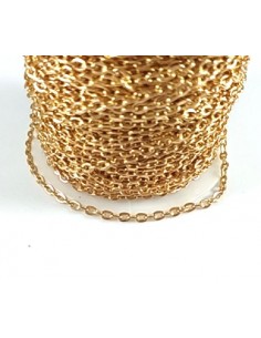 Lant metalic auriu/rose,m...