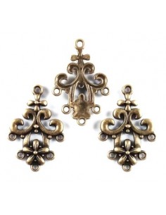 2xChandelier conector bronz 35x24mm