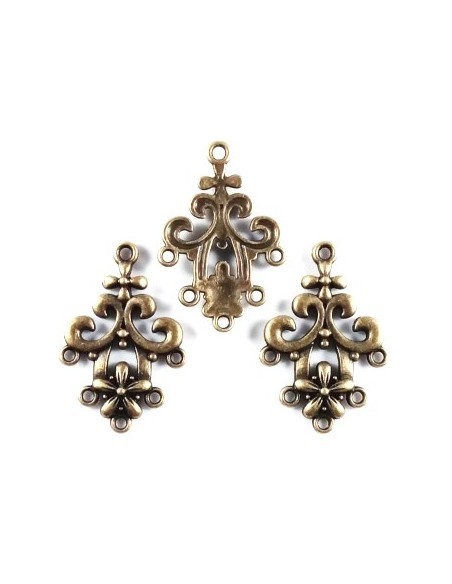 2xChandelier conector bronz 35x24mm