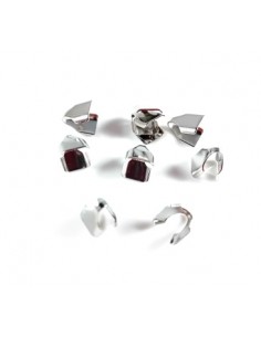 4 Capete de snur otel inoxidabil 304, 8.5x7x2.5mm