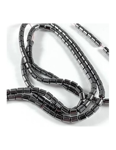 10xHematit tubular 5x4mm