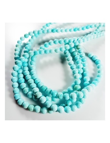 10 Margele jad sferic amazonite 6mm