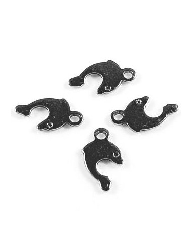 2xCharm otel inoxidabil 201, delfin...