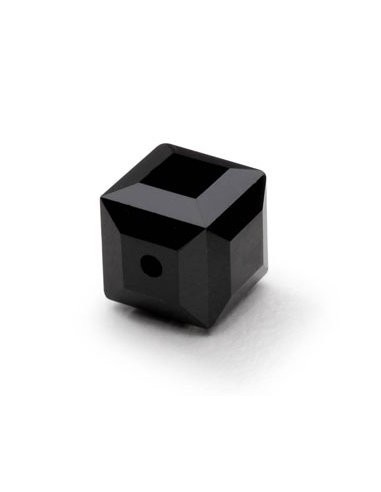 Margele cristal cubic fatetat negru 4 mm