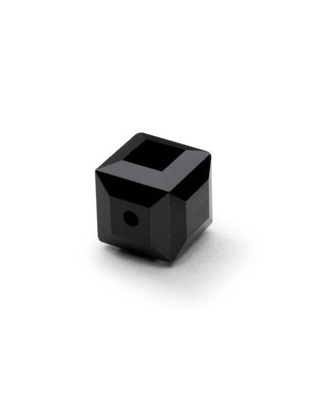 Margele cristal cubic fatetat negru 4 mm