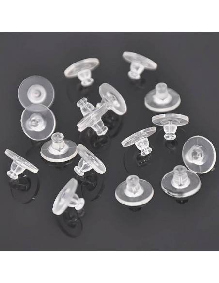 10 Dopuri silicon cercei 10 x 6 mm